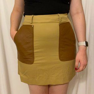 Polo Golf Ralph Lauren Pleather Pocket Skirt